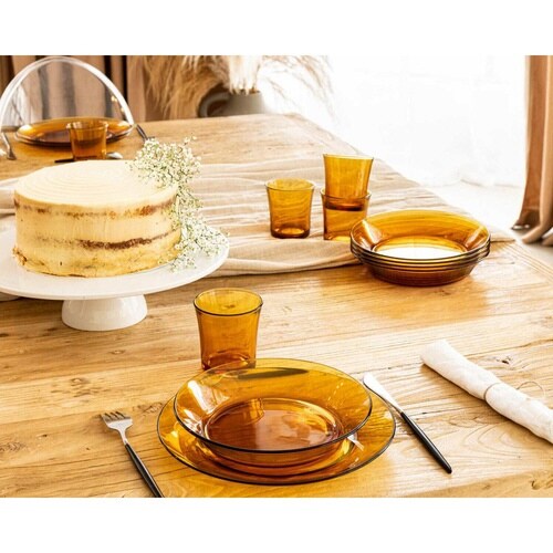 DURALEX デュラレックス プレート アンバー