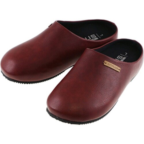 スリッパ KITPLUS 前閉じワイン M