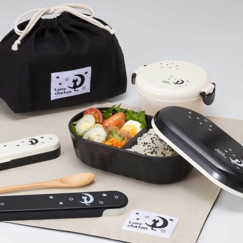 お弁当箱 1段 600ml ランチボックス 黒