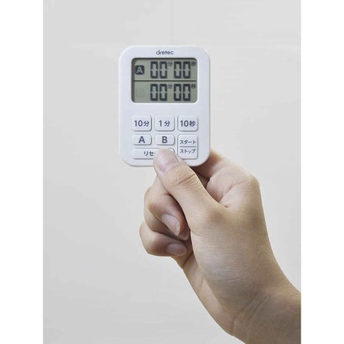 キッチンタイマー ミニ ダブルタイマー