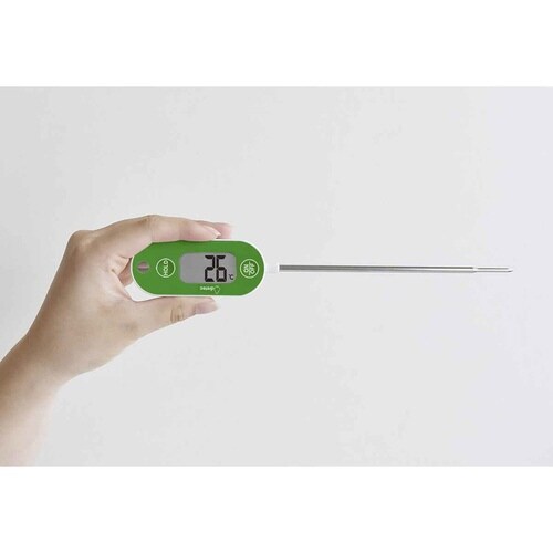 料理用温度計 防水クッキング温度計 グリーン