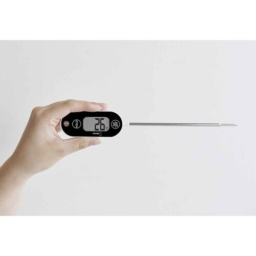 料理用温度計 防水クッキング温度計 ブラック