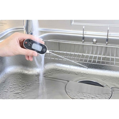 料理用温度計 防水クッキング温度計 ブラック