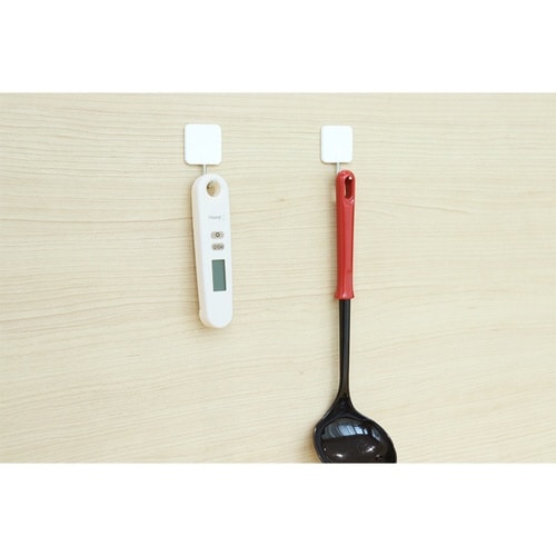 クッキング温度計 折り畳み式 調理用 アイボリー