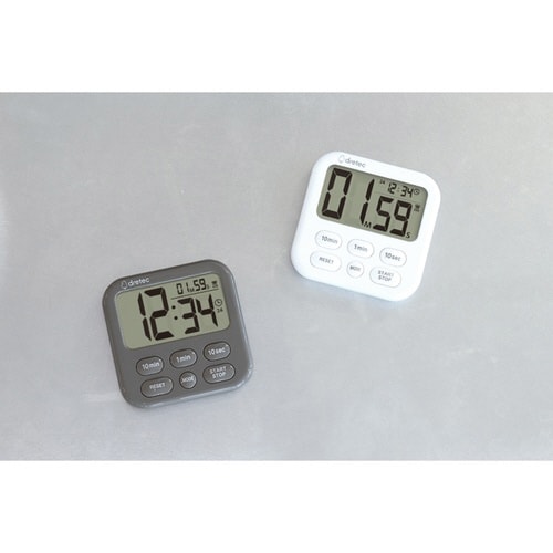 キッチンタイマー シャボン6 デュオ ホワイト