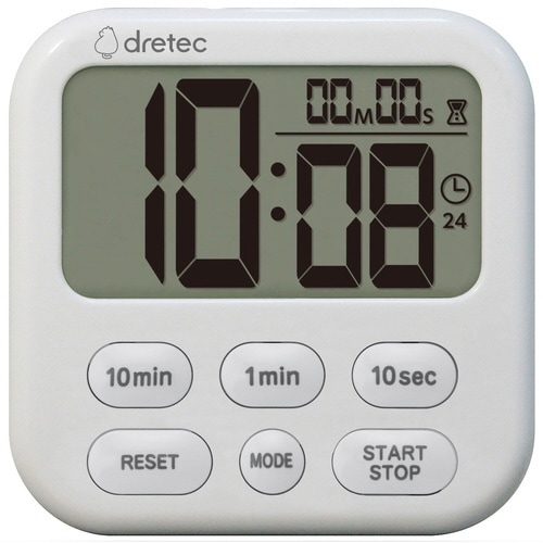 キッチンタイマー シャボン6 デュオ ホワイト