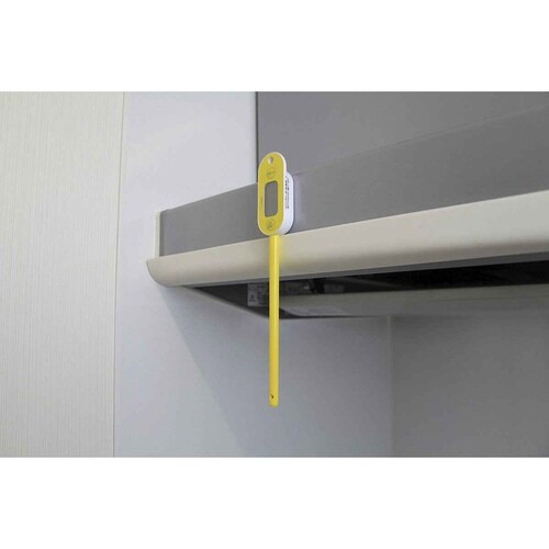 料理用温度計 防水クッキング温度計 イエロー