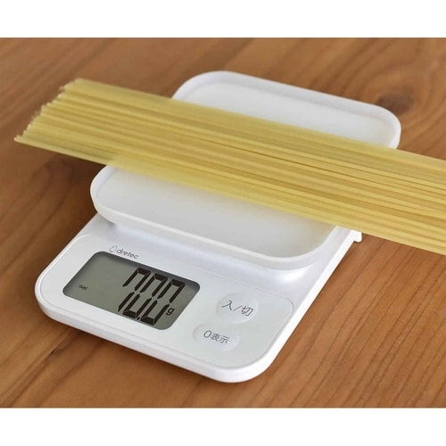 計量器 デジタルスケール 3kg ホワイト