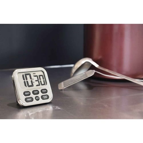 キッチンタイマー シャボン6 時計機能付き