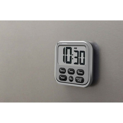 キッチンタイマー シャボン6 時計機能付き