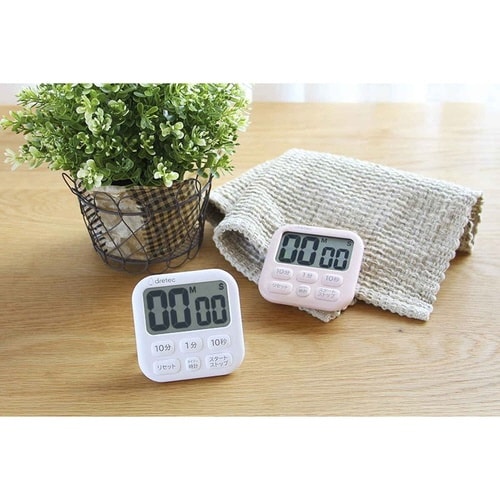 キッチンタイマー ポポラ6 デジタル ホワイト