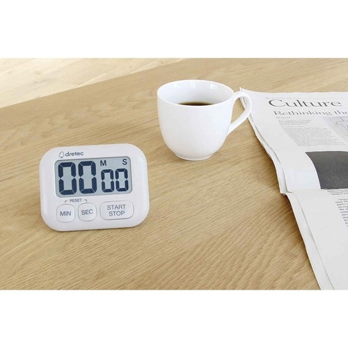 キッチンタイマー ポポラ 壁掛け 置き型 ベージュ