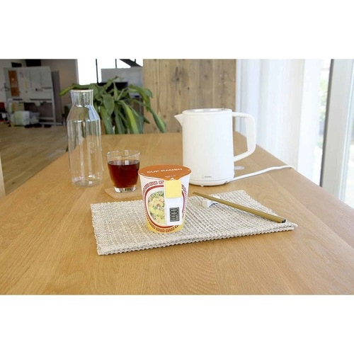 カップラーメンタイマー フタ留めクリップ付き