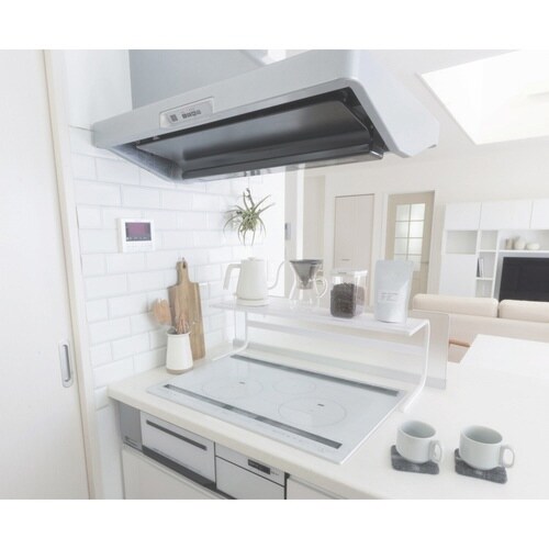 コンロ奥ラック キッチンアシストラック 幅80cm