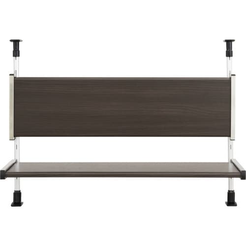 つっぱり棚 2段 幅75cm モクメタル