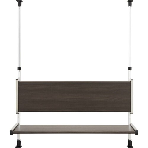 つっぱり棚 2段 幅75cm モクメタル