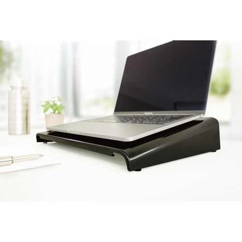 モニター台 PCラック 幅34cm パールブラック