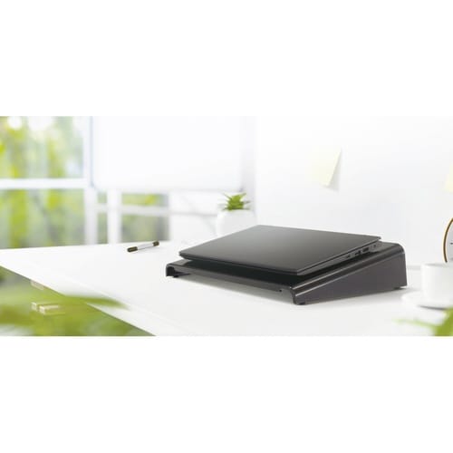 モニター台 PCラック 幅34cm パールブラック