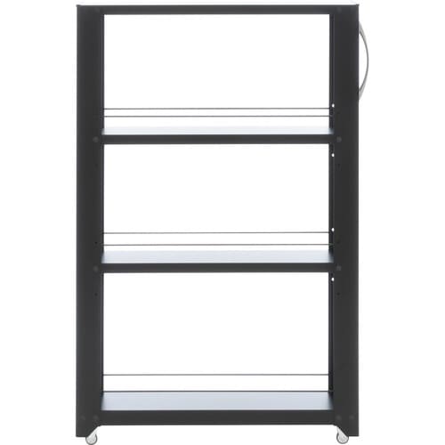 キッチンストッカー トールワゴン ブラック