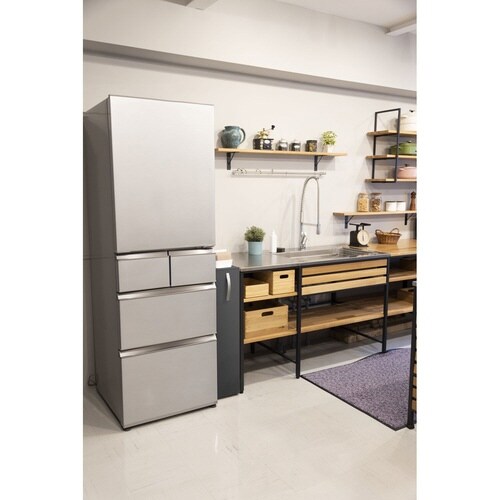 キッチンストッカー トールワゴン ブラック