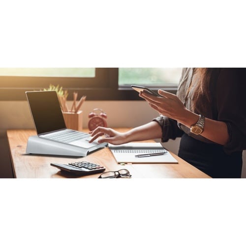 モニター台 PCラック 幅34cm パールホワイト