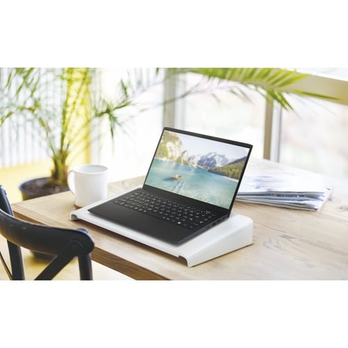 モニター台 PCラック 幅41cm パールホワイト