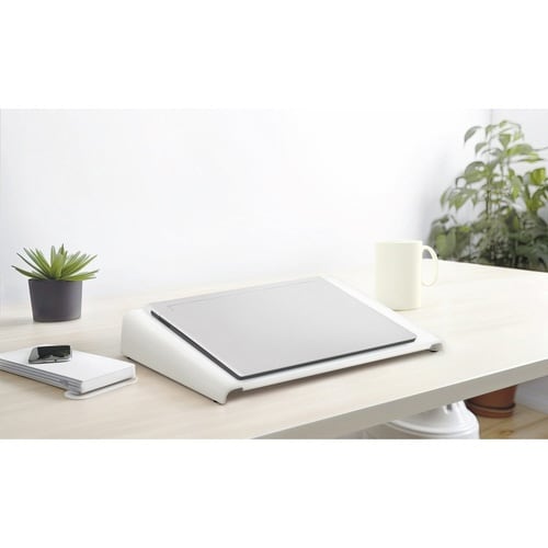 モニター台 PCラック 幅41cm パールホワイト