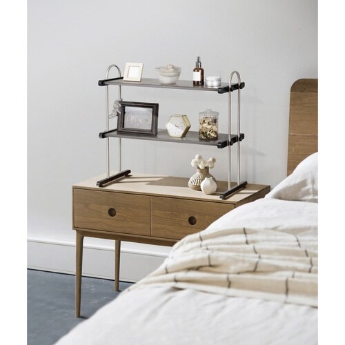 キッチンラック 2段 幅55cm モクメタル