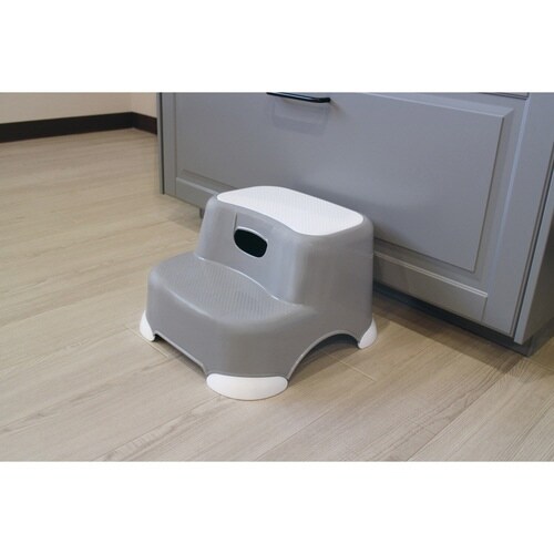踏み台 ビーンズ・ステップ 2段 滑り止め グレー