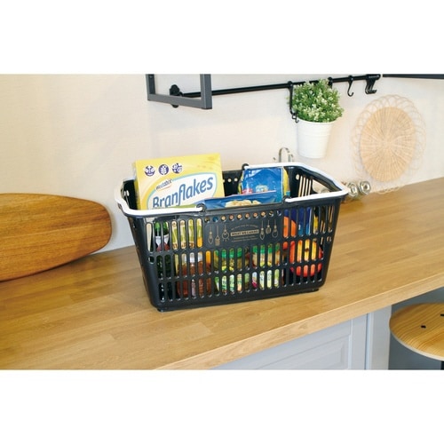 バスケット 収納 エコバスケット 10 ブラック