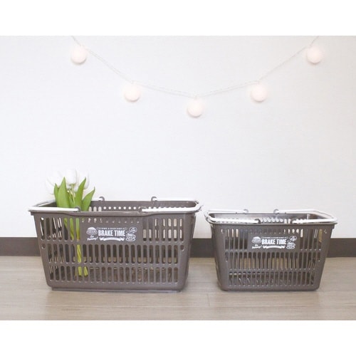 バスケット 収納 エコバスケット 10 ブラウン