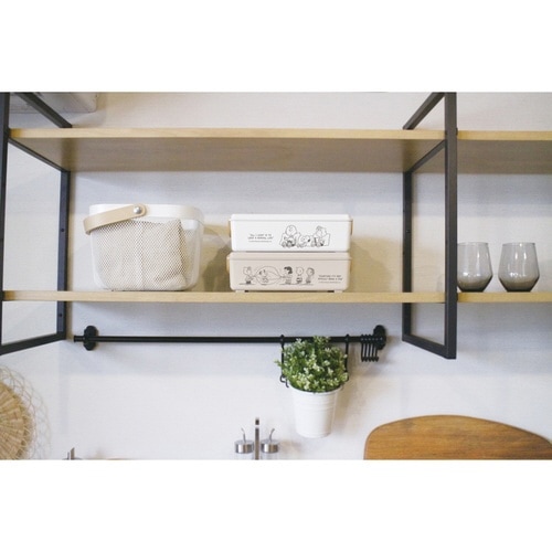 収納ボックス スヌーピー アイボリー