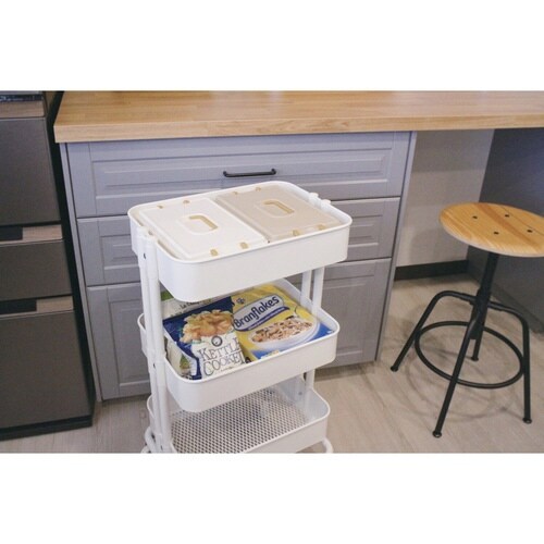 収納ボックス スヌーピー アイボリー