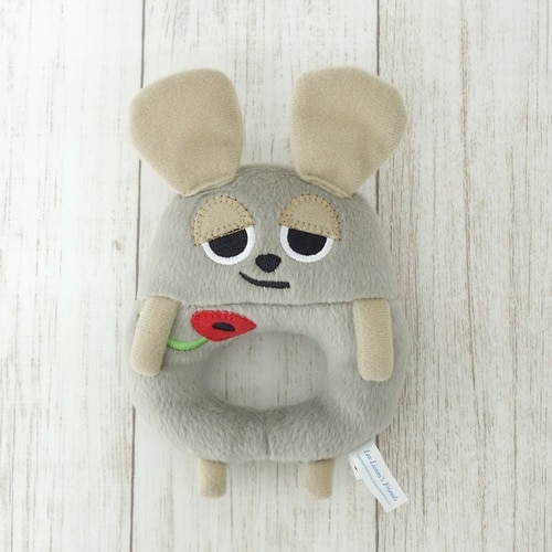 フレデリック ガラガラ ラトル グレー