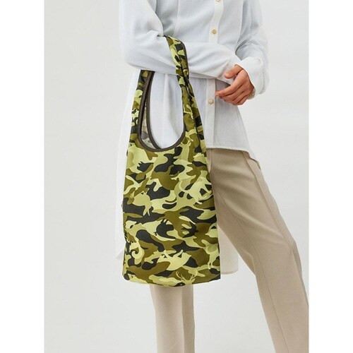 エコバッグ 撥水エコバッグ マチ付き グリーン