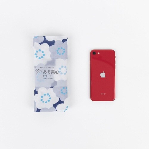 エコバッグ あずまトート 花柄 椿ならび