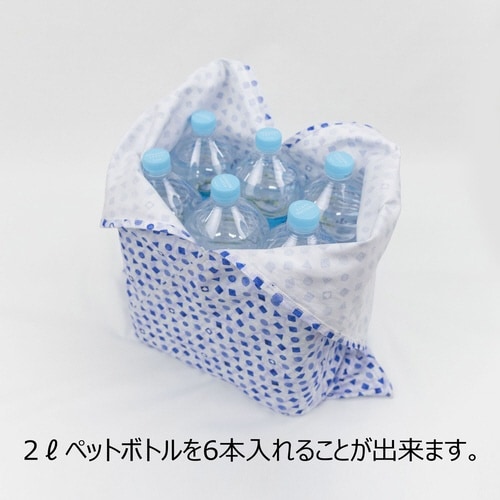 エコバッグ あずまトート 小柄 かくれ千鳥 千鳥