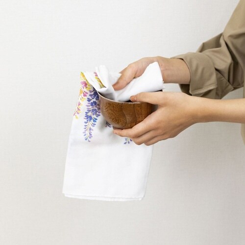 タオル ガーゼ 手ぬぐい 35×90cm 藤