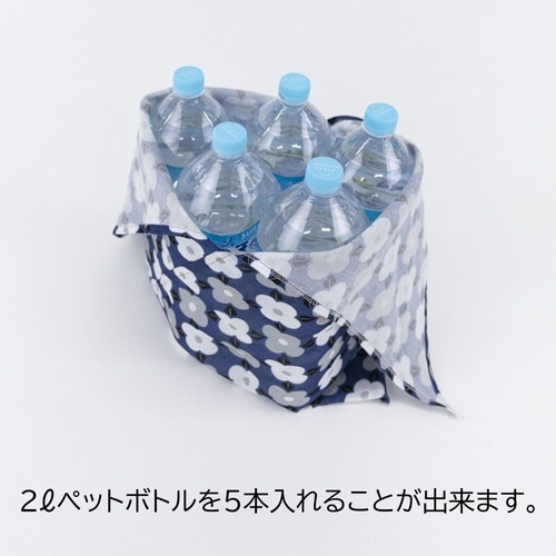 エコバッグ あずまトート 花柄 椿割付