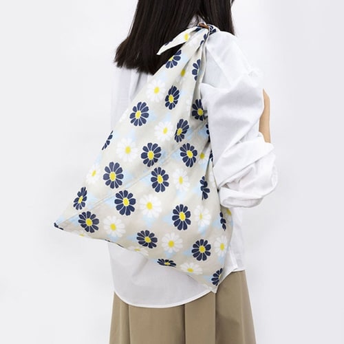 エコバッグ あずまトート 花柄 菊ならび