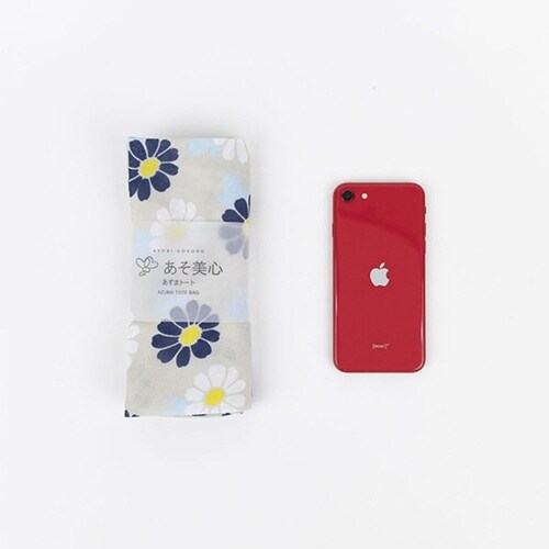 エコバッグ あずまトート 花柄 菊ならび