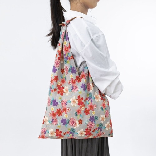 エコバッグ あずまトート 二越ちりめん 桜