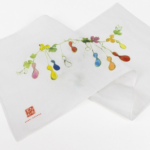 タオル ガーゼ 手ぬぐい 35×90cm 瓢箪