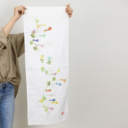 タオル ガーゼ 手ぬぐい 35×90cm 瓢箪