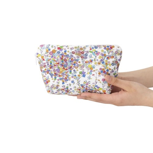 ポーチ オーガニックコットン 100% 彩花