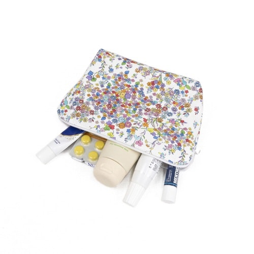 ポーチ オーガニックコットン 100% 彩花