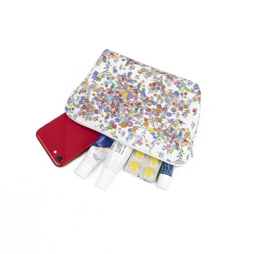 ポーチ オーガニックコットン 100% 彩花