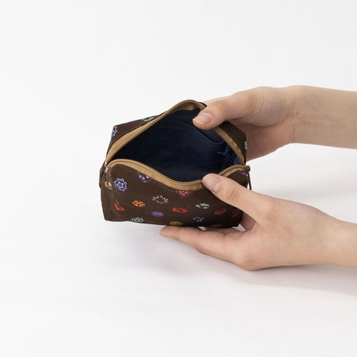 ポーチ オーガニックコットン 100% 京小紋