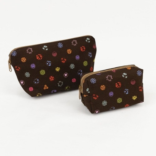 ポーチ オーガニックコットン 100% 京小紋