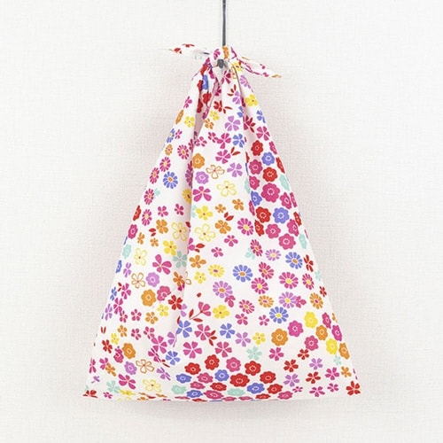 エコバッグ あずまトートオーガニックコットン 小花